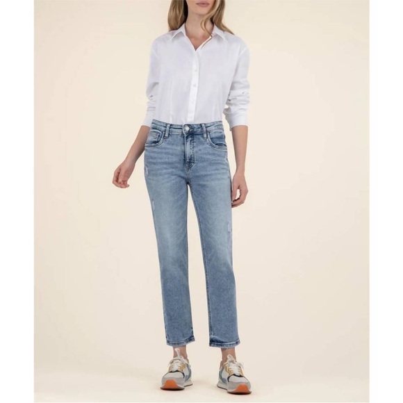 KUT from the Kloth Christine Straight Leg Jeans size 8 - Picture 1 of 11
